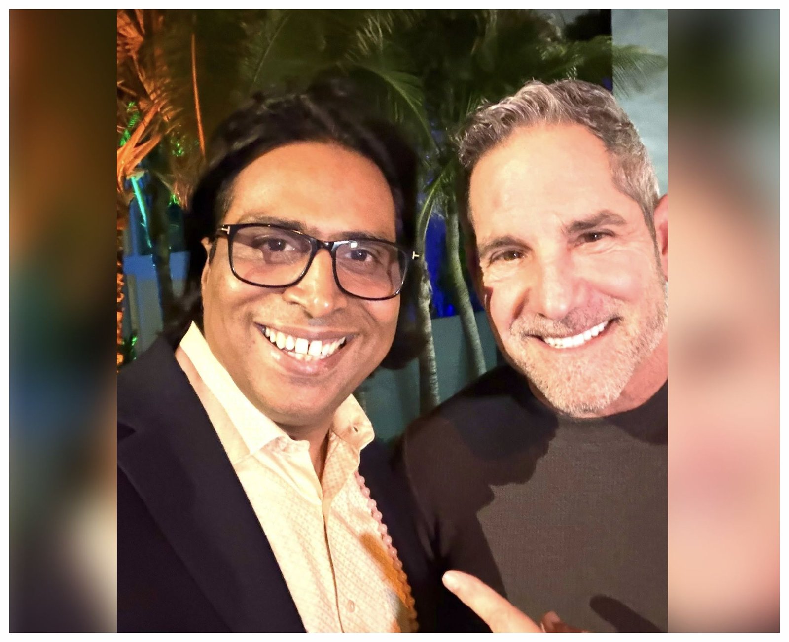 Acharya Amaresh Jha with Grant Cardone